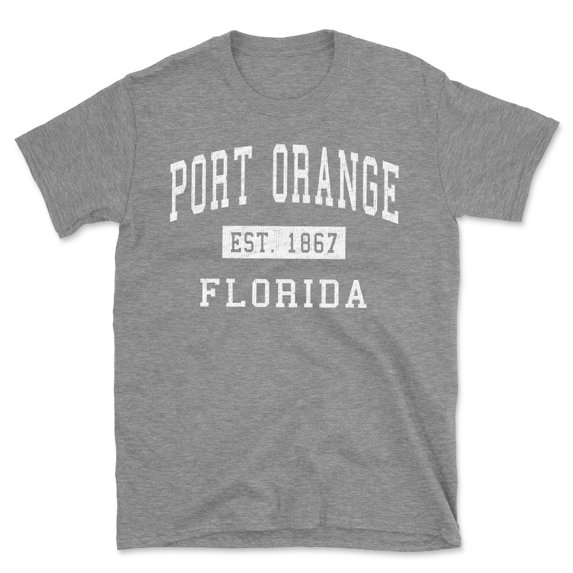 Port Orange Florida Classic Established Men's Cotton T-Shirt