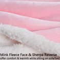 thumbnail image 3 of Tirrinia Sherpa Pink Wearable Blanket for Adult Women, Men, Girlfriend, Super Soft Comfy Warm Plush Reading Throw with Sleeves TV Blanket Wrap Robe Cover for Sofa, 72" x 55", 3 of 8