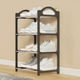 thumbnail image 4 of Doorway Shoe Rack, Entryway Storage Rack, Home Entry Shoes Organizer, 4-Tier + Handrail, Modern Design, For Small Spaces, Versatile Shoe Holder, Compact Shoe Shelf | Stylish, Durable, UKHBMC, 4 of 8