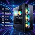 thumbnail image 3 of STGAubron Gaming Desktop PC, Intel Core i7 up to 3.9GHz, 32G RAM, 1TB SSD, GeForce GTX 1660 Super 6G, WiFi, BT 5.0, RGB Fan x4, Windows 11 Home, 3 of 5