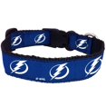 thumbnail image 1 of All Star Dogs NHL Tampa Bay Lightning Dog Collar, Medium, Royal, 1 of 4