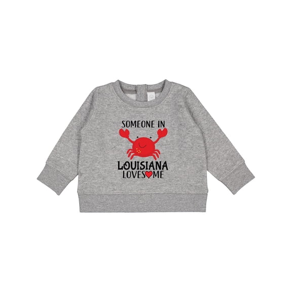Inktastic Someone in Louisiana Loves Me Baby Sweatshirt
