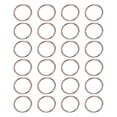 thumbnail image 4 of 24pcs Key Rings Flat Key Rings Metal Keychain Rings DIY Keys Attachment, 4 of 8