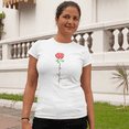 thumbnail image 4 of Playera de Mujer 1 Pza con Estampado Rosa con Frase "Madre Orgullosa" | 10 de Mayo Día de las Madres | Prenda entallada y Tela delgada fabricada con 100% Algodón, 4 of 5