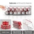thumbnail image 7 of Sorbus Soda Can Organizer for Refrigerator & Egg Holder for Fridge Set, 2 Stackable Can Holder Dispenser Holds 12 Cans Each & 1 Egg Holders with Lid holds 14 eggs for Fridge, Pantry, Freezer, BPA-Free, 7 of 7