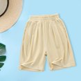 thumbnail image 6 of Ruyang Boys Girls Baggy Athletic Shorts Summer Pull On Elastic Waist Soft Comfort Daily Bottoms Causal Jogger Shorts, 6 of 7