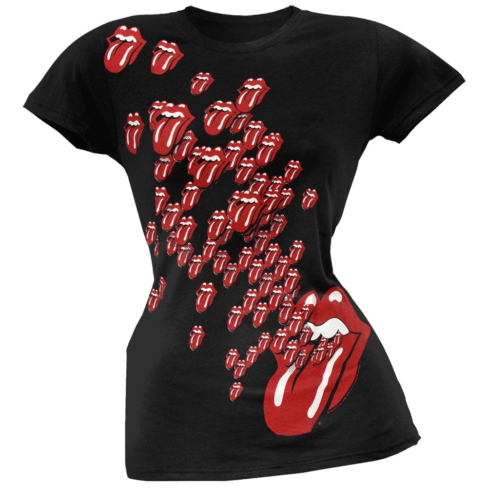 rolling stones multiple tongue shirt