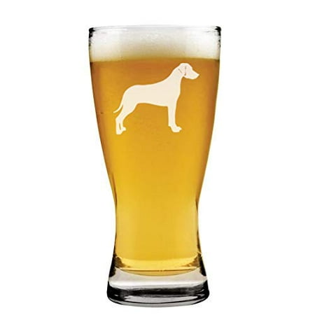 

15 oz Beer Pilsner Glass Rhodesian Ridgeback