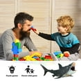 thumbnail image 3 of Simulation Mouth Movable Prehistoric Marine Animal Toys Large Megalodon, 3 of 10
