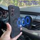 thumbnail image 3 of WANLONFENG YBP Series For Samsung Galaxy S24 Magnetic Case with Tempered Glass Film PU + TPU Phone C, 3 of 5