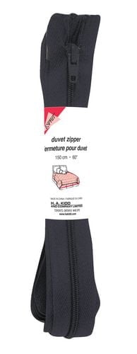 COSTUMAKERS Duvet Closed End Zipper 150cm (60") - Grey - #3 Nylon Coil, 150 cm / 60"