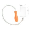 thumbnail image 2 of OUNONA Inspection Mirror For Vehicle Orange 360degree Foldable For Vehicle Checking 1Set, 2 of 8