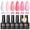 Cherry Blossom Jelly Set, variant on Gel Nail Polish Set - 6 Colors Jelly Pastel Macaron, Soak Off UV/LED, Sheer Jelly Tones for Spring Summer Gift for Girls 10ML