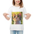 thumbnail image 2 of Rainbow Cat Park Girls T-shirt, 2 of 4