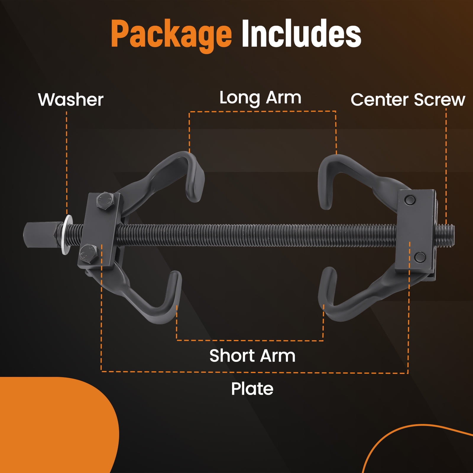 maXpeedingrods Coil Spring Compressor Tool Kit, Compress, Remove and Install Vehicle Strut and Coil Springs