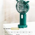 thumbnail image 2 of Usb Mini Fan Portable Handheld Rechargeable Dual Battery Powered Desktop Small Electric Fan Air Cooler, 2 of 9