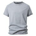 thumbnail image 2 of Mingw T Shirts for Men Mens Heaps Collar T Shirts Loose Short Sleeve T Shirt Large Size Casual Top, 2 of 4