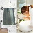 thumbnail image 7 of Yayeee 100% Cotton Hand Towels for Bathroom 16" x 28" Soft Absorbent Kitchen Towel, Forest House, 7 of 7