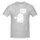 thumbnail image 3 of Camiseta de manga corta 100 % algodón para hombre con el fantasma de la desaprobación, 3 of 5