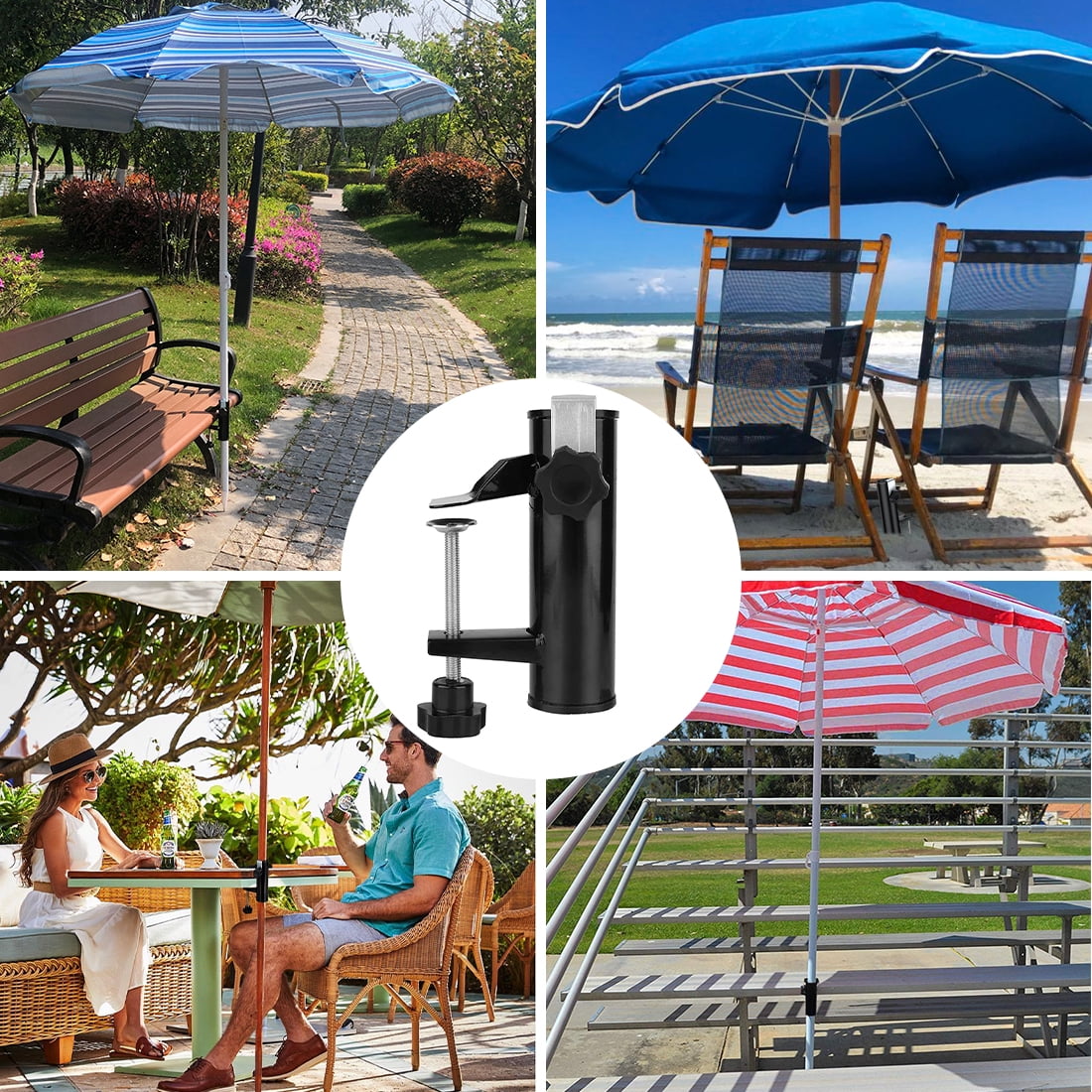 Black Metal Umbrella Racks & Stands