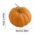 thumbnail image 3 of Fall Scented Candles Gift , Handmade Simulated Pumpkin Shaped Spice Candle, Thanksgiving Aromatherapy Candles, Orange Soy Wax Votive Tea Lights, Autumn Home Farmhouse Table Decor, 3 of 6