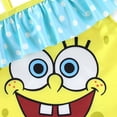 thumbnail image 4 of SpongeBob SquarePants UPF 50+ Bathing Suit Tankini and Bikini Bottom Swimsuit Set (Girls), Sizes 4-8, 4 of 6