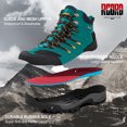 thumbnail image 5 of R CORD Womens Hiking Boots Waterproof Slip-Resistant Cushioned Support Durable for Hiking, Travel, Rainy Days, Camping, and Outdoor Adventures Blue Size 6, 5 of 8
