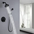 thumbnail image 2 of Pressured Balanced Complete Shower System with Rough-in Valve, Solid Brass Shower Faucet Set, 2 of 5