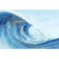 thumbnail image 2 of Isabelle Z 32x23 White Modern Wood Framed Museum Art Print Titled - Wave Curl I, 2 of 4