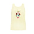 thumbnail image 6 of Women 'S Tie Front Tank Top Y2k Floral Babydoll Crop Vest Going Out Camisole Blouse Shirt Light Yellow S, 6 of 7