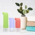 thumbnail image 5 of 3 uds botellas dispensadoras botellas de champú botellas exprimibles botellas de baño corporal contenedores de viaje botellas de artículos de tocador 90ml 60ml, 5 of 5