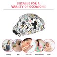 thumbnail image 6 of KLL Puppy Pattern Shower Cap & Bath Cap for Women,Reversible Oversized Waterproof Shower Caps for all Hair Lengths,Elastic Reusable Bathing Hair Cap, 6 of 6