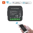 thumbnail image 4 of Module de Commutation de Rideau Intelligent Tuya WiFi QS-WIFI-CP03 pour Partage, Module de Modification de Rideau Domestique, Appareil pour Téléphone Mobile, Fonction de Partage de Minuteur, Contrôle des Télécommandes via Application, Compatible avec, 4 of 7