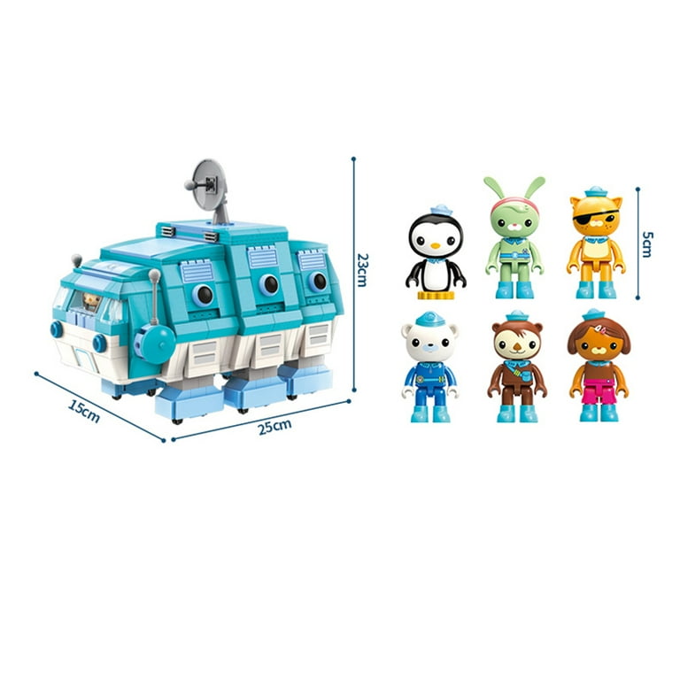 Octonauts 766pcs Building Block Set, Age 8+, Includes GUP-I Octonauts 766pcs Building Block Set, Age 8+, Includes GUP-I