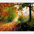 thumbnail image 2 of CafePress - Autumn Leaves Low Poly Landscape Mousepad - Non-slip Rubber Mousepad, Gaming Mouse Pad, 2 of 6