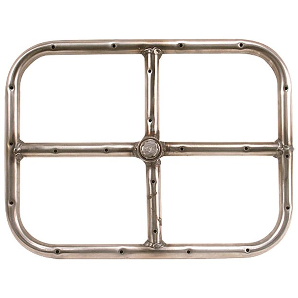 12 Stainless Steel Rectangle Fire Ring Walmart Com Walmart Com