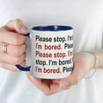 thumbnail image 5 of CafePress - 2 Pleasestop_Mug_Multi Trans Mugs - 11 oz Ceramic Mug - Novelty Coffee Tea Cup, 5 of 6