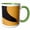 Green/White, variant on 3drose, Africa, Erg Chebbi, Morocco. Desert Dune Contrast., 11oz Two-tone Green Mug