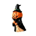 thumbnail image 4 of Figura de calabaza en miniatura, muñeco de calabaza, decoración, escultura de hombre calabaza de dibujos animados Escoba del hombre calabaza, 4 of 9