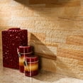 thumbnail image 5 of Aspect Peel and Stick Stone Overlay Kitchen Backsplash - Golden Sandstone (Approx. 15 sq ft Kit) - Easy DIY Tile Backsplash, 5 of 7