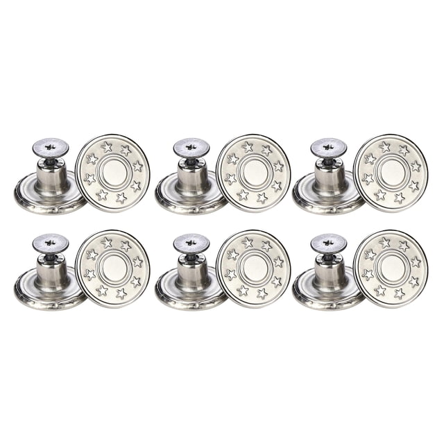 Botones de Jeans 12 X 17 mm Sunnimix Tachuelas de Reparación
