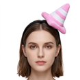 thumbnail image 4 of Hfppkn Plush Traffic Cone Headband Novelty Roadblock Hair Hoop 20cm Pink, 4 of 7