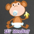 thumbnail image 2 of CafePress - Lil' Monkey Maternity Dark T Shirt - Maternity Dark T-Shirt, 2 of 3