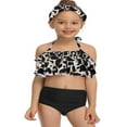 thumbnail image 1 of Ensemble Bikini Mère et Fille Léopard/floral Court Dos Nu Soutien-Gorge Haut Taille Haute Triangle Culotte, 1 of 7