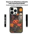 thumbnail image 2 of Halloween Pumpkin Ghost for iPhone 16 Pro Max Case, Cute Aesthetic Christmas Puzzle Shock-Absorbent Protective,Black, 2 of 6
