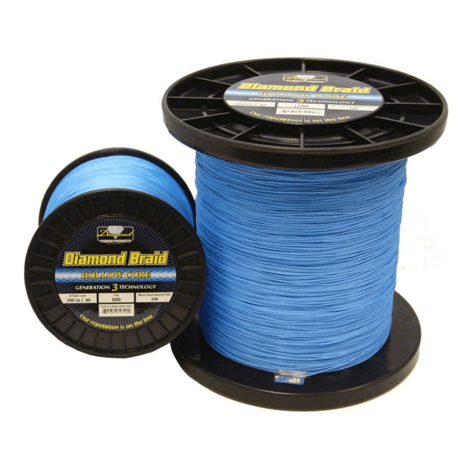 Diamond Braid Gen 3 Hollow Core Braided Line (600 yd Spools)