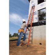 Louisville Ladder 20-Foot Fiberglass Extension Ladder, 300-Pound Load Capacity, Type IA, L-3022-20PT