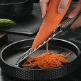 thumbnail image 4 of OIUR Stainless Steel Lemon Zester Cheese Grater Heavy Duty Kitchen Tools for Parmesan Chocolate Garlic Fruits Vegetables Ginger Grater Vegetable Shredder, 4 of 7