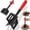 Red & Black, variant on Mage Crab 2-in-1 Meat Chopper and Spatula, Stir, Mix Mashing, Ground Beef, Hamburger, Ground Meat, Potato, Heat Resistant, BPA Free