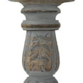 thumbnail image 4 of Northlight Set of 3 Brushed Gray Tripod Wooden Pillar Candle Holders 18", 4 of 5